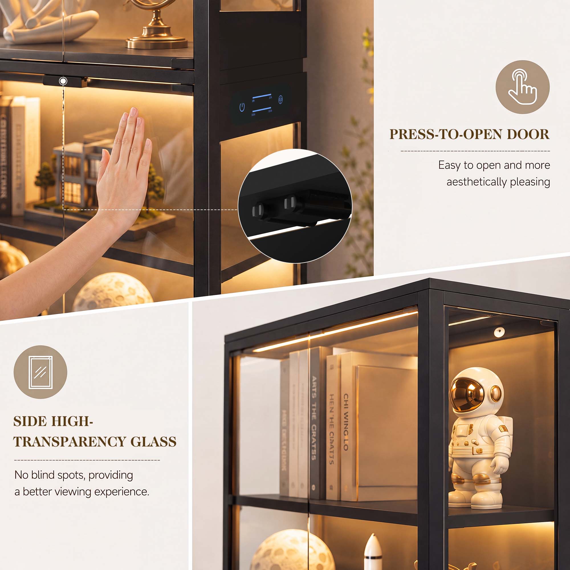 ตู้โชว์ 5 ชั้น TCGBKAF พร้อมปร - Office Furniture บทวิจารณ์และราคา