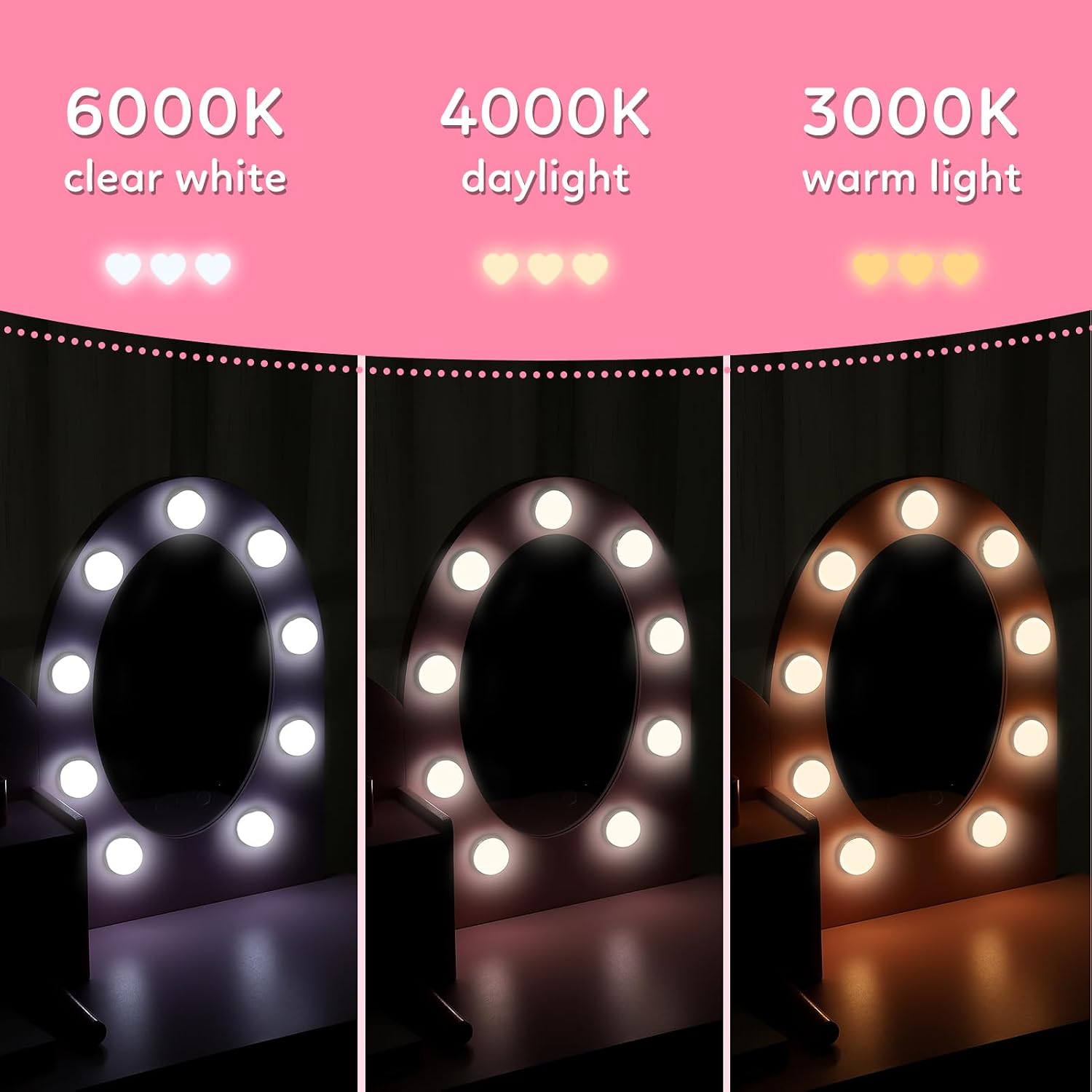 ชุดโต๊ะเครื่องแป้งสำหรับเด็กสไ - Dressing Table Vanity With Lighted Mirror บทวิจารณ์และราคา