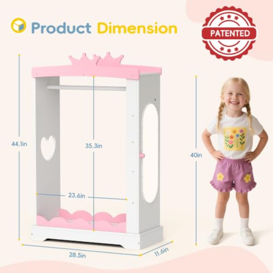 ตู้เสื้อผ้าสำหรับแต่งตัว พร้อม - Full Length Mirror Jewelry Armoire บทวิจารณ์และราคา