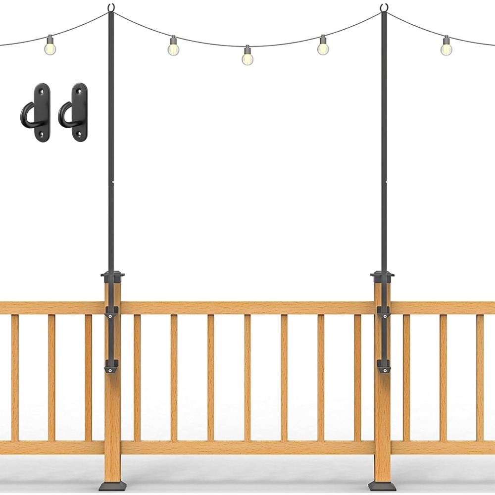 เสาไฟสตริง 2 ชิ้น - เสาไฟสแตนเ - Outdoor Furniture บทวิจารณ์และราคา
