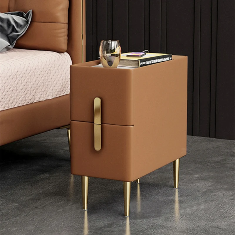 โต๊ะข้างเตียงไม้สีพื้น 2 ลิ้นช - Solid Wood Nightstand 2 Drawers บทวิจารณ์และราคา