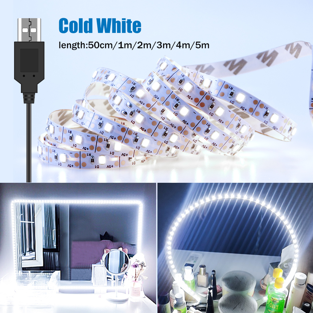 DC5V LED แต่งหน้ากระจก Light S - Dressing Table Vanity With Lighted Mirror บทวิจารณ์และราคา