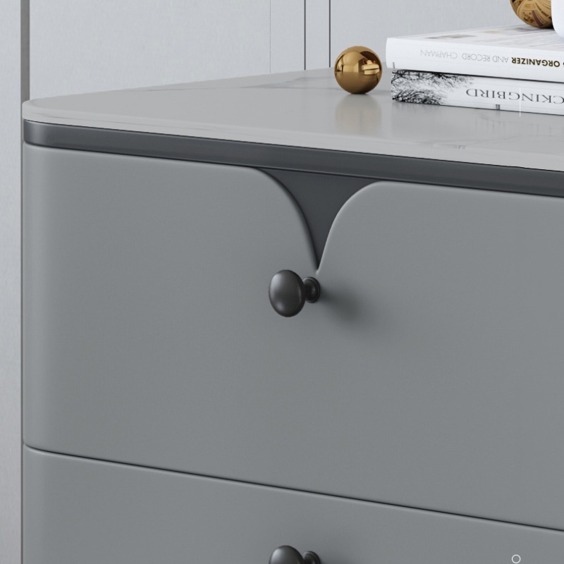 โต๊ะข้างเตียงไม้เนื้อแข็งทันสม - Solid Wood Nightstand 2 Drawers บทวิจารณ์และราคา